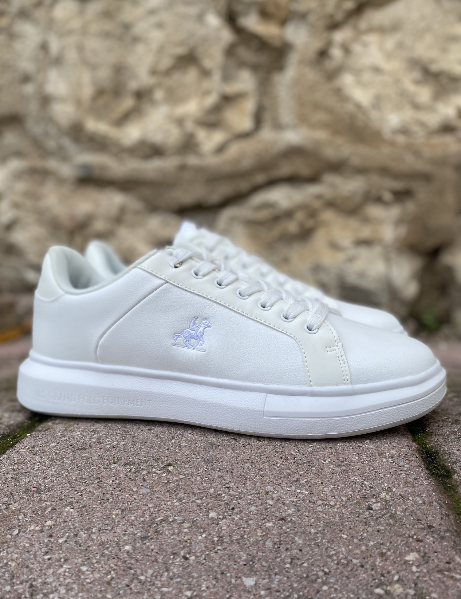 US GRAND POLO US GRAND POLO ανδρικά λευκά casual sneakers GPM518300